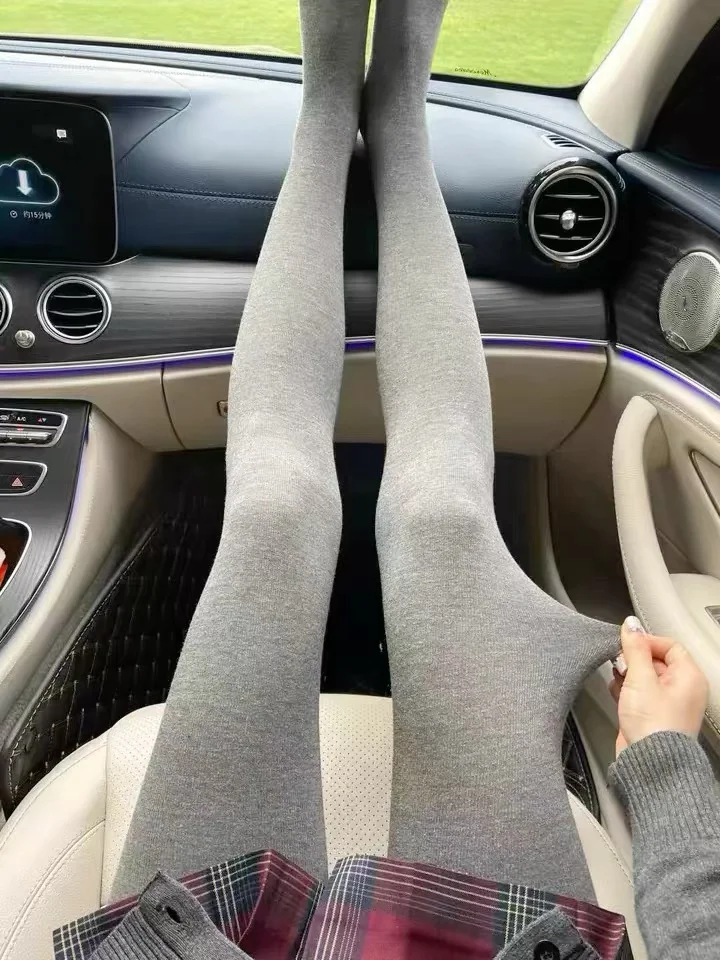 💖仙女必备！这条浅灰打底袜让我美到发光！！