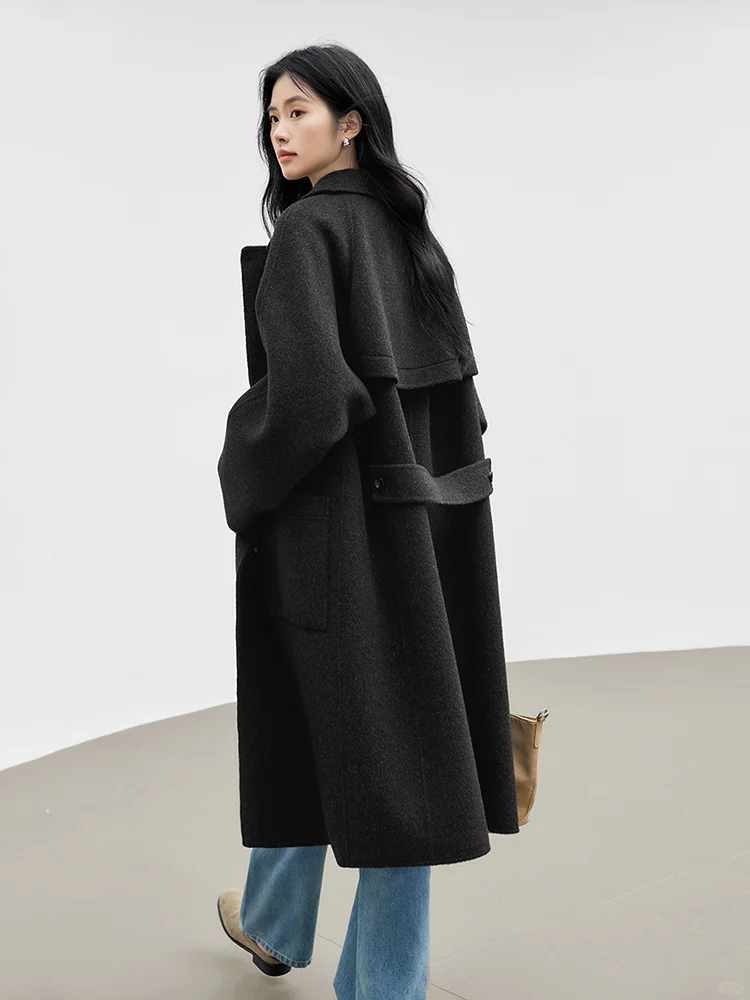 对白DUIBAI｜优雅慢调双面呢大衣