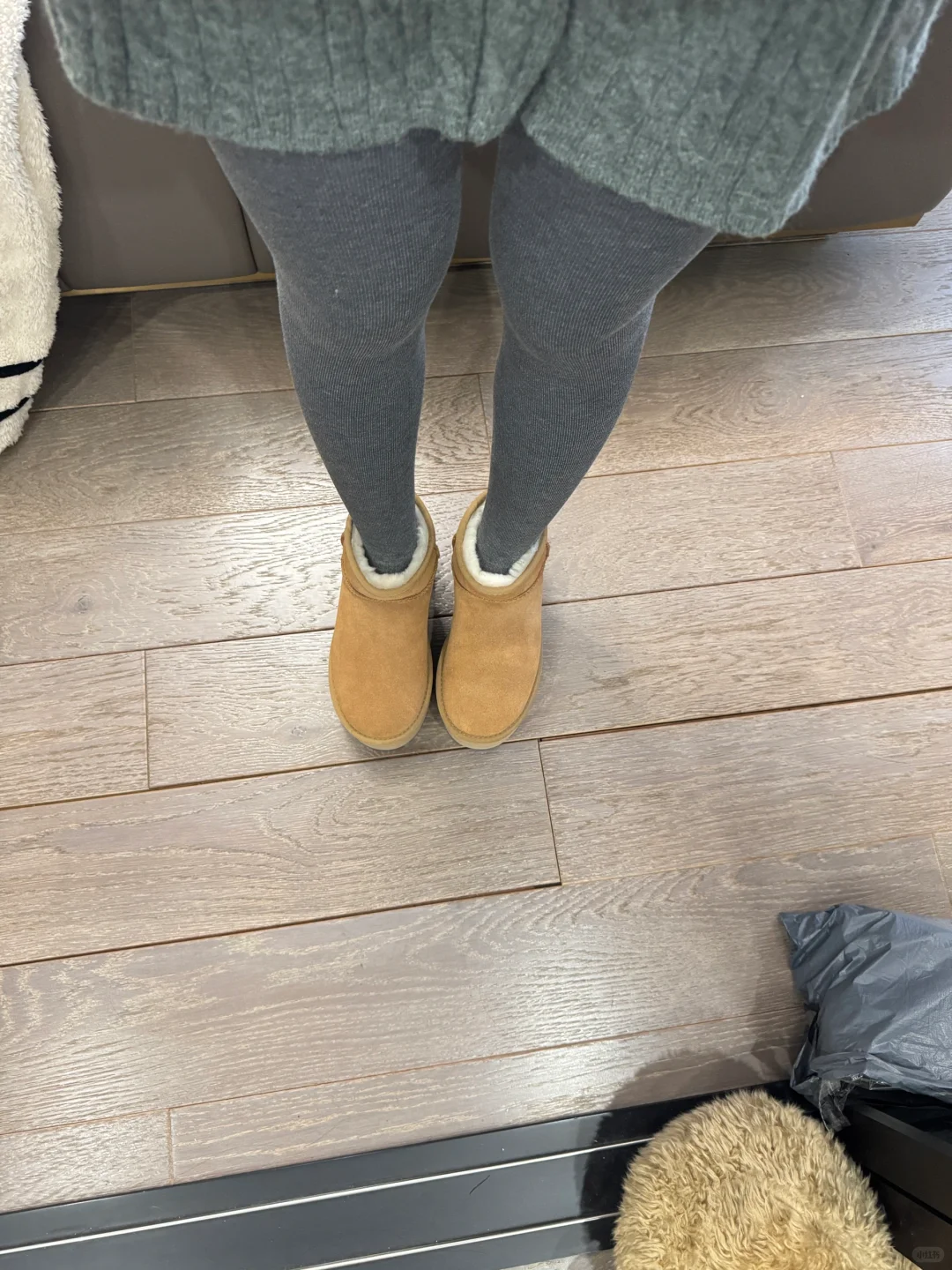 身高158 体重97终于买到梦中情袜