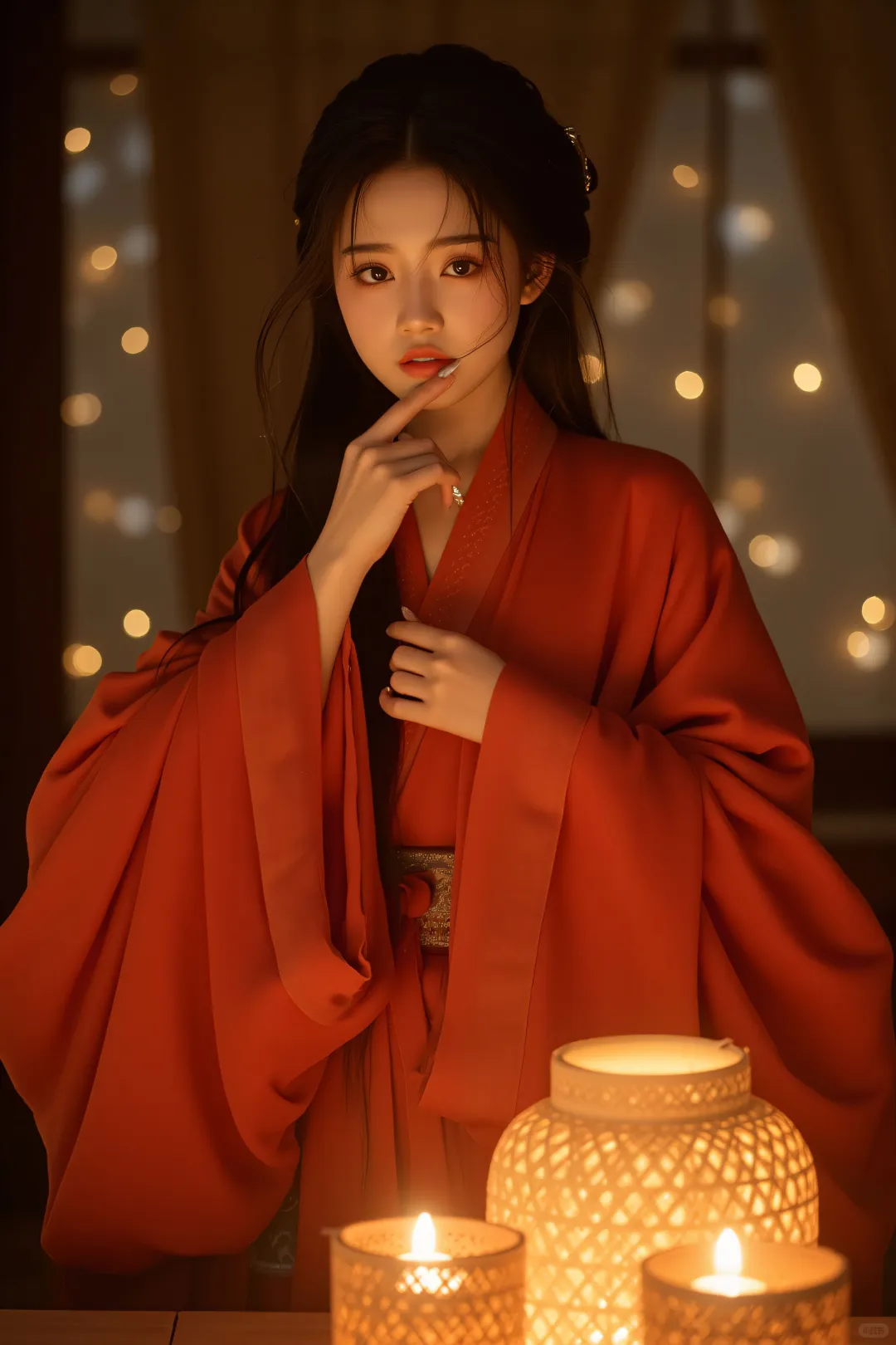 【古风写真】寒风女子，问君怜惜否?