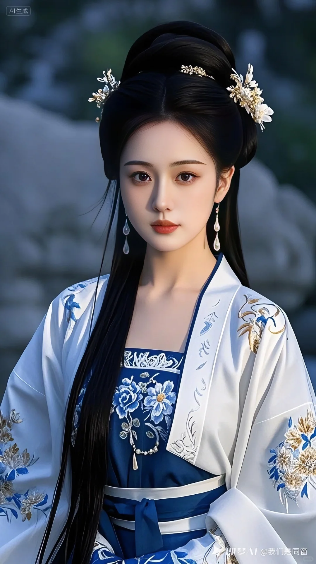 白月光的古装，谁能不爱！（AI美女）