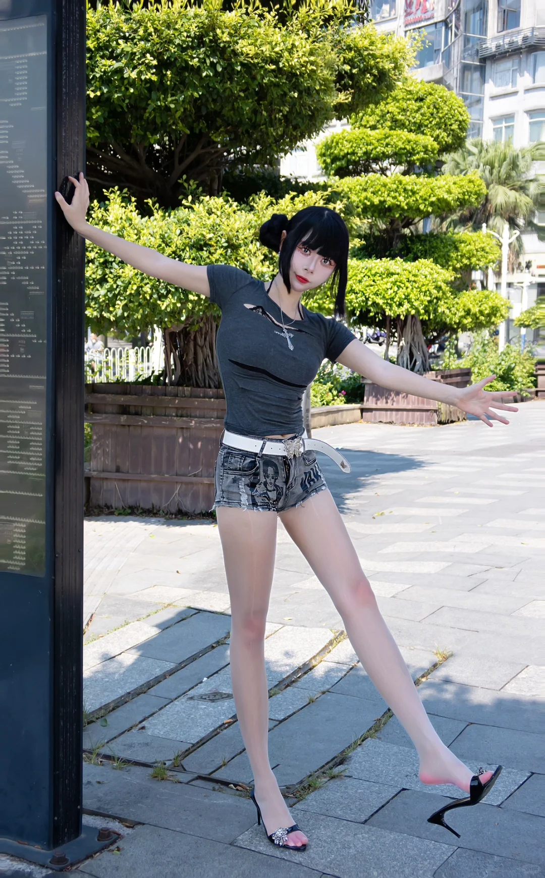 今天是纯欲甜酷风甜美少女❤尊嘟泰酷辣了!