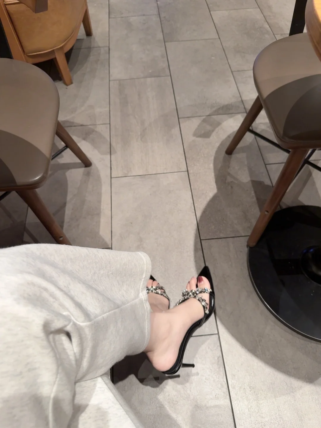 好显腿长的高跟鞋！！！