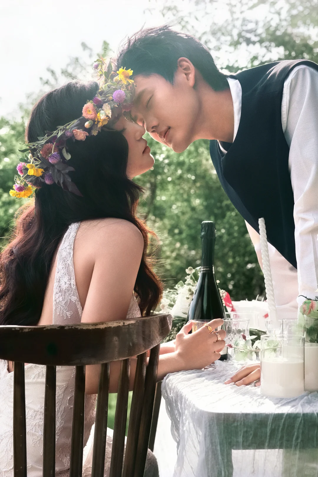 像女明星婚礼现场的既视感‼️生命力婚纱照