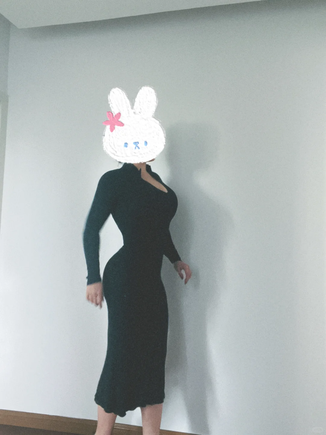 秋天的黑裙内搭