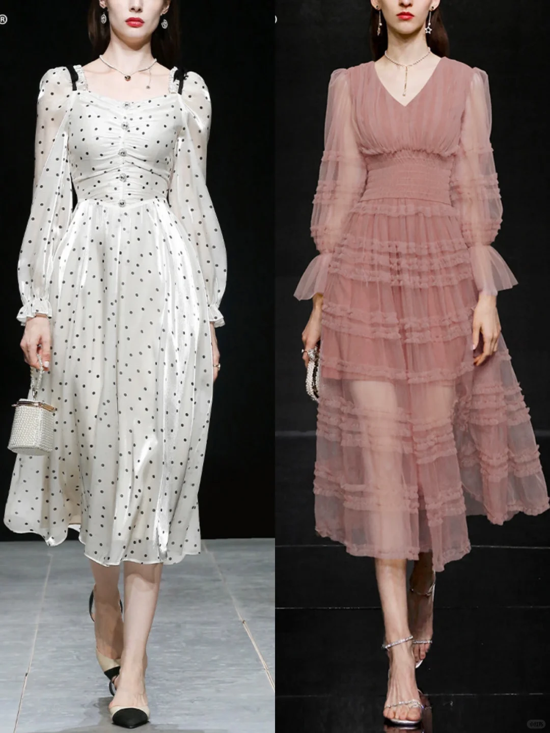 春天优雅气质连衣裙穿搭，太有女人味了