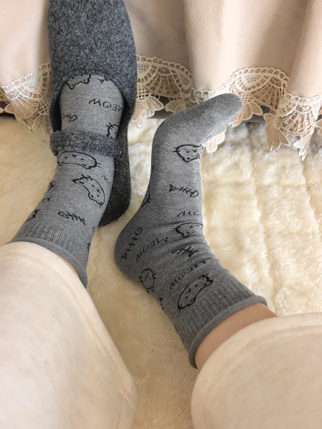 Live实况图：这么可爱的袜子不能不买！！！