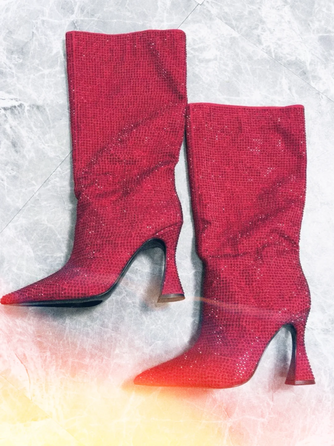 这鞋也太好看了吧，红色美爆了