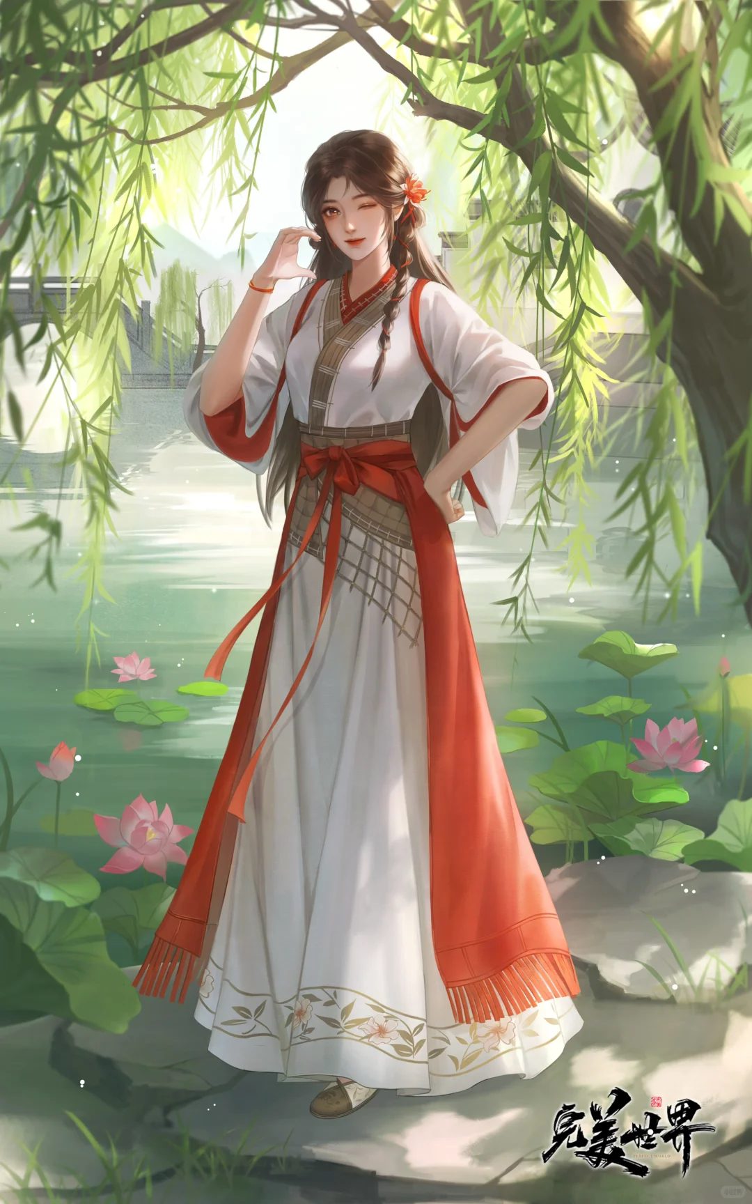 腾讯发的这张火灵儿挺好看的