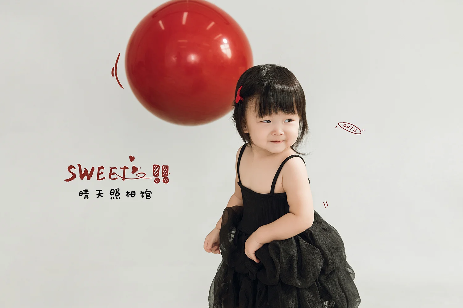 女宝宝周岁照～