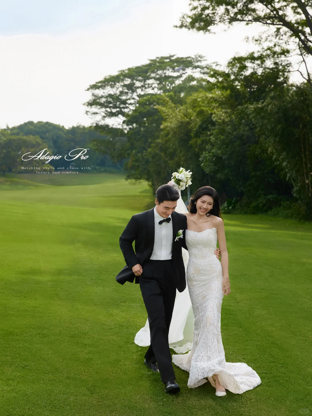 女明星同款草坪婚纱照！拍完才敢说绝了😎