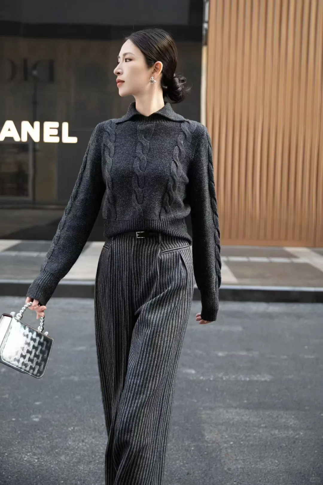 DIOR #时尚穿搭 #高级感 #优雅气质 #街拍