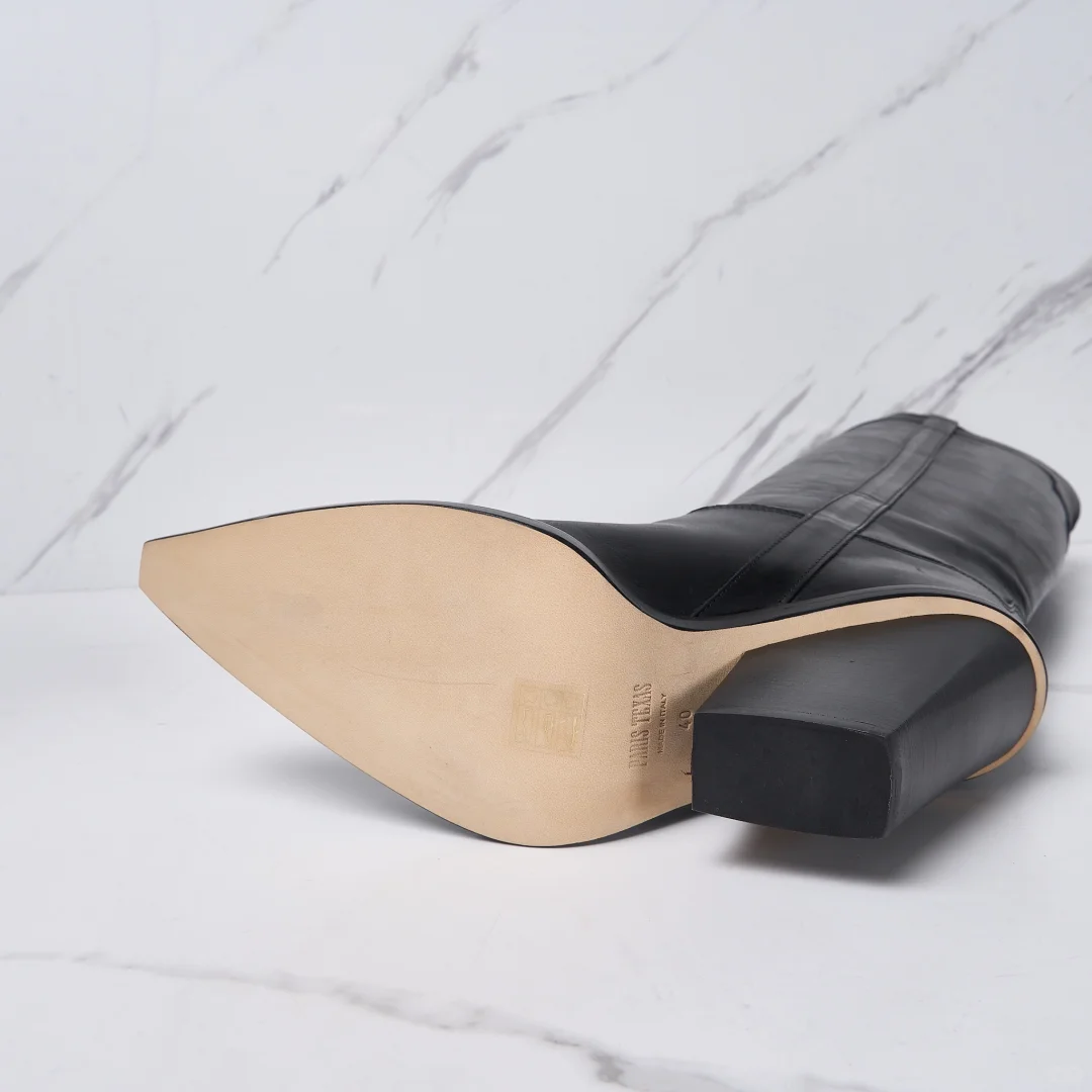 大码1️⃣折‼️ParisTexas女士粗跟骑士长靴