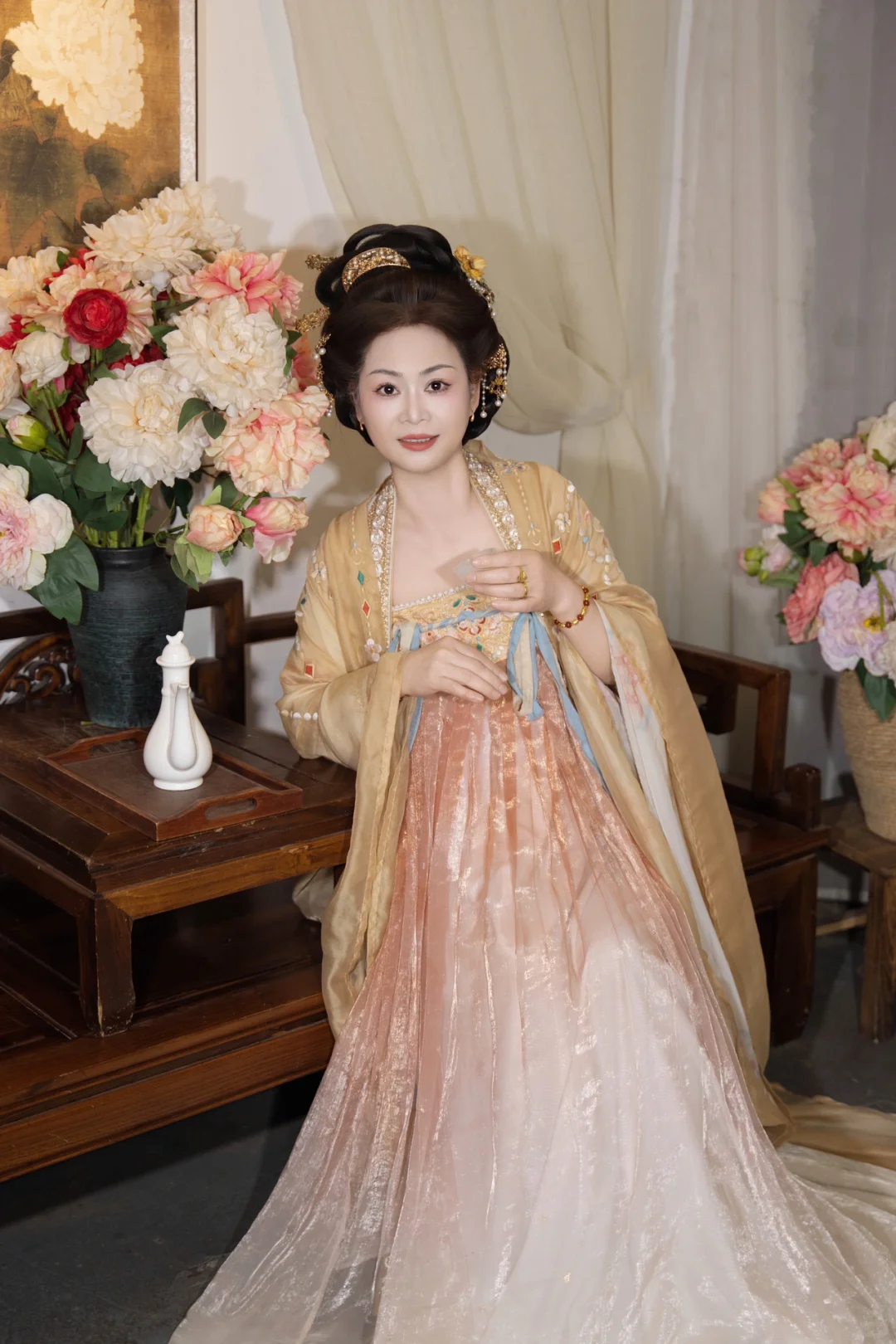 终于带着妈妈拍汉服照啦！