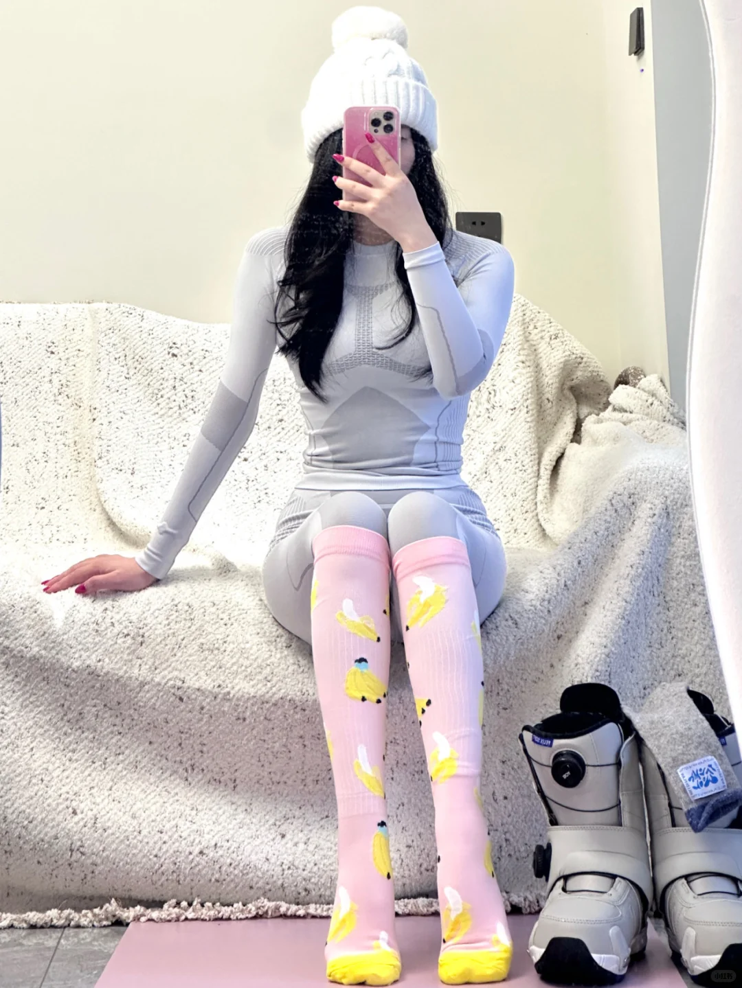 好可爱的滑雪袜❄️