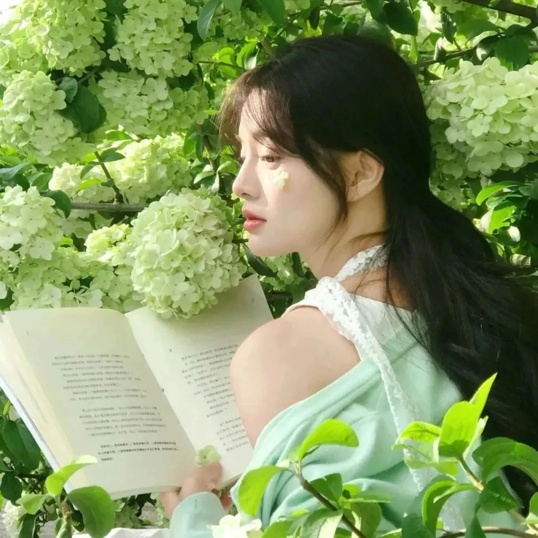 清新绿色头像分享