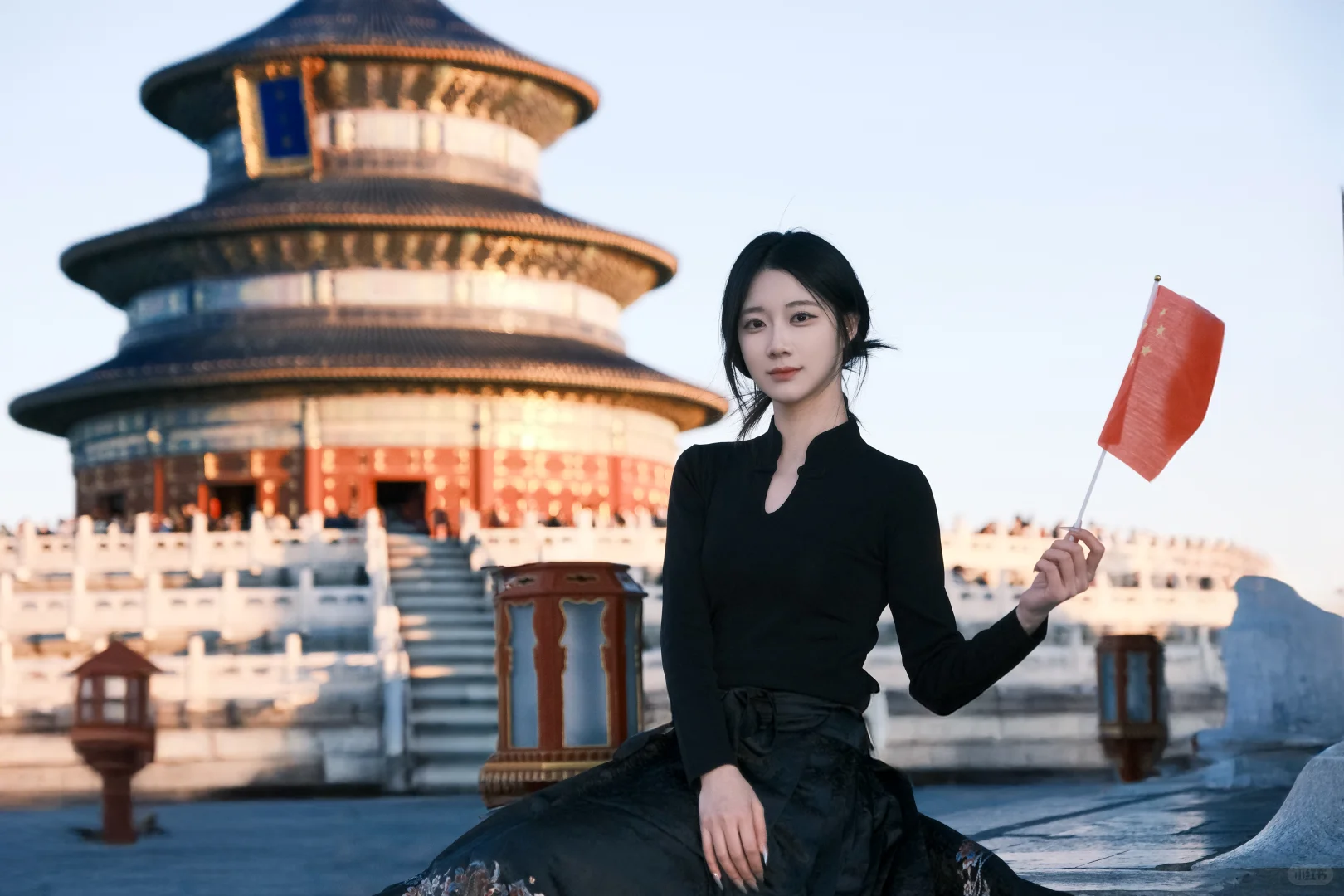 天坛拍照当然是马面裙啦