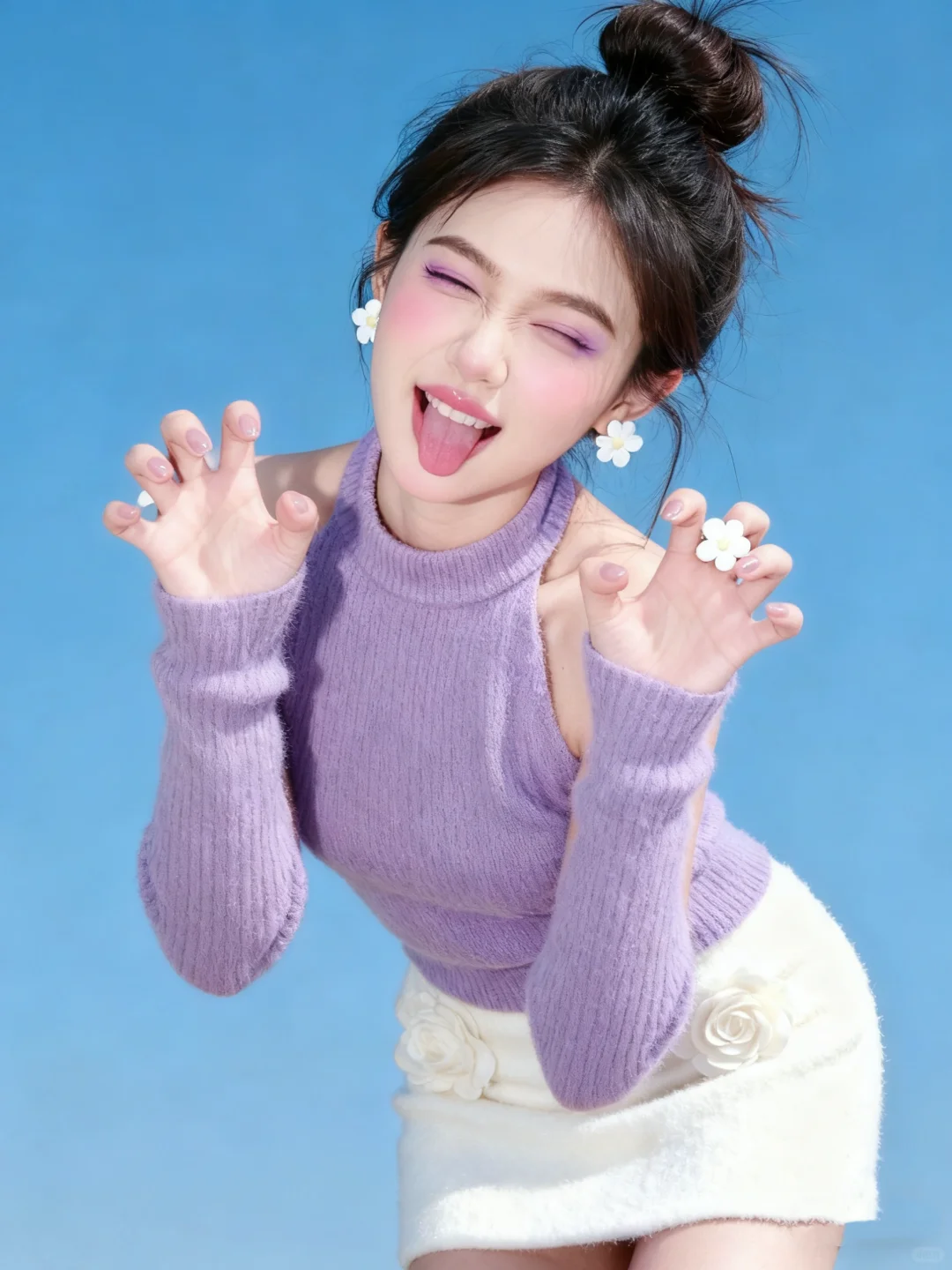 1分钟get同款氧气日韩甜妹写真～（附口令）