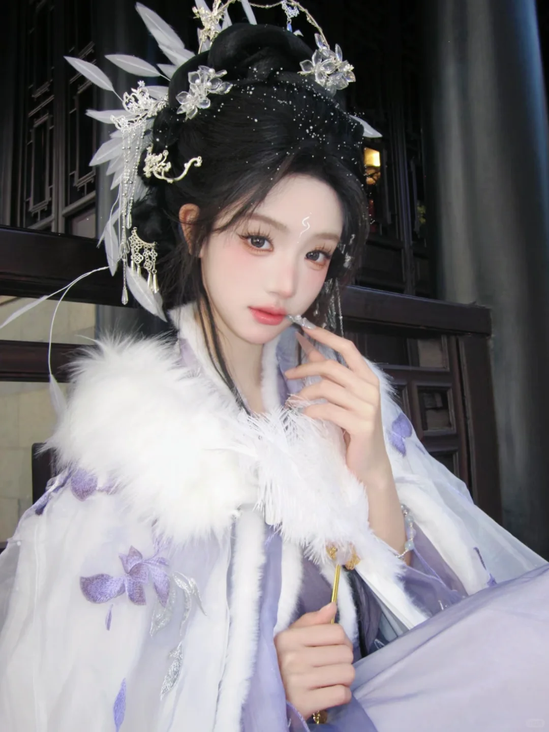 OMG 真的要被淮安的紫色雪女美疯了👍