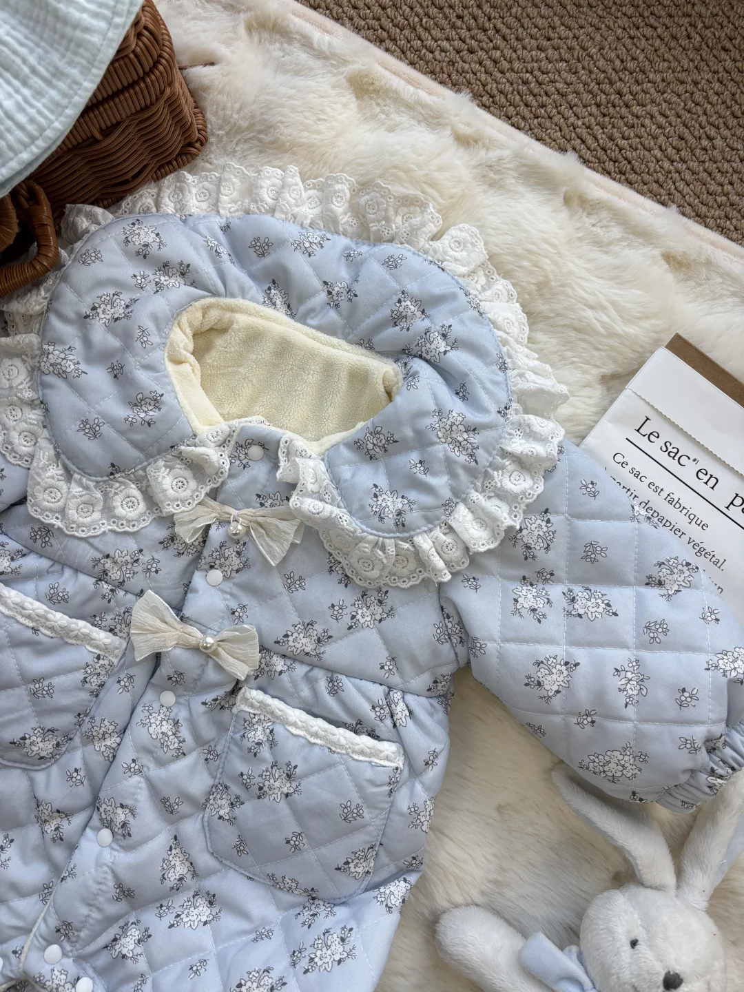 女宝宝棉服ootd~蓝色清新又活泼🤩