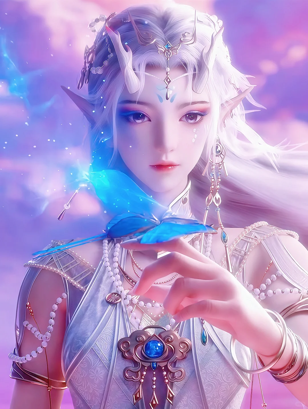 新女神：白发玉足&ldquo;封念云&rdquo;真龙少女登场！