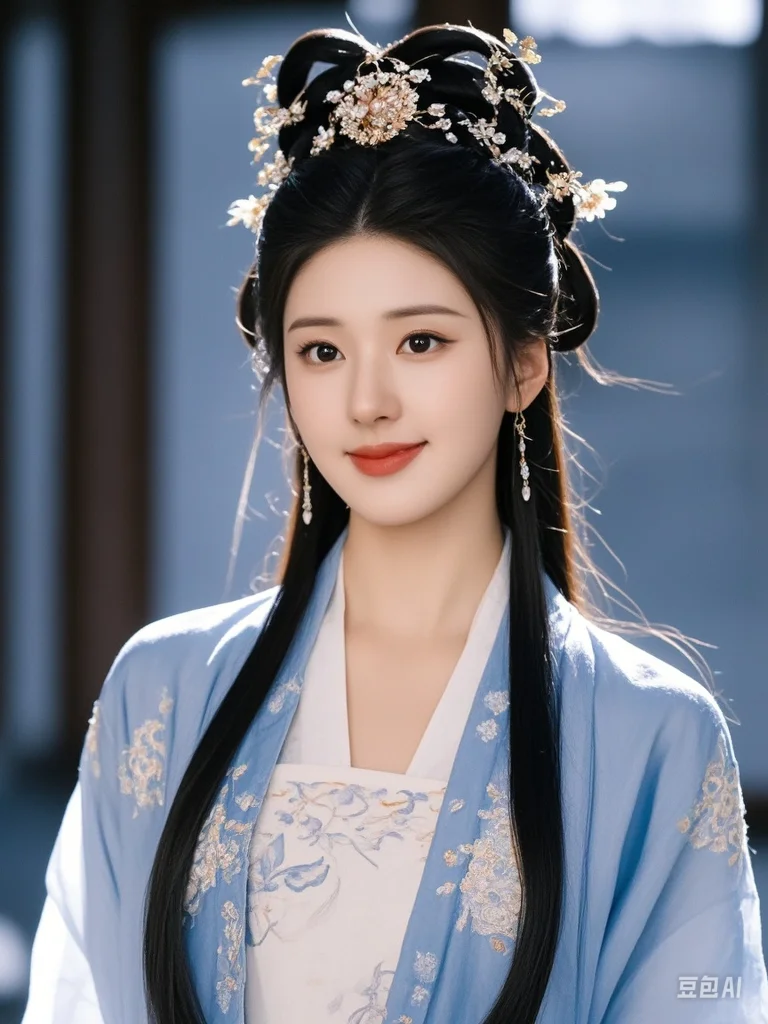 赵露思的古风服饰