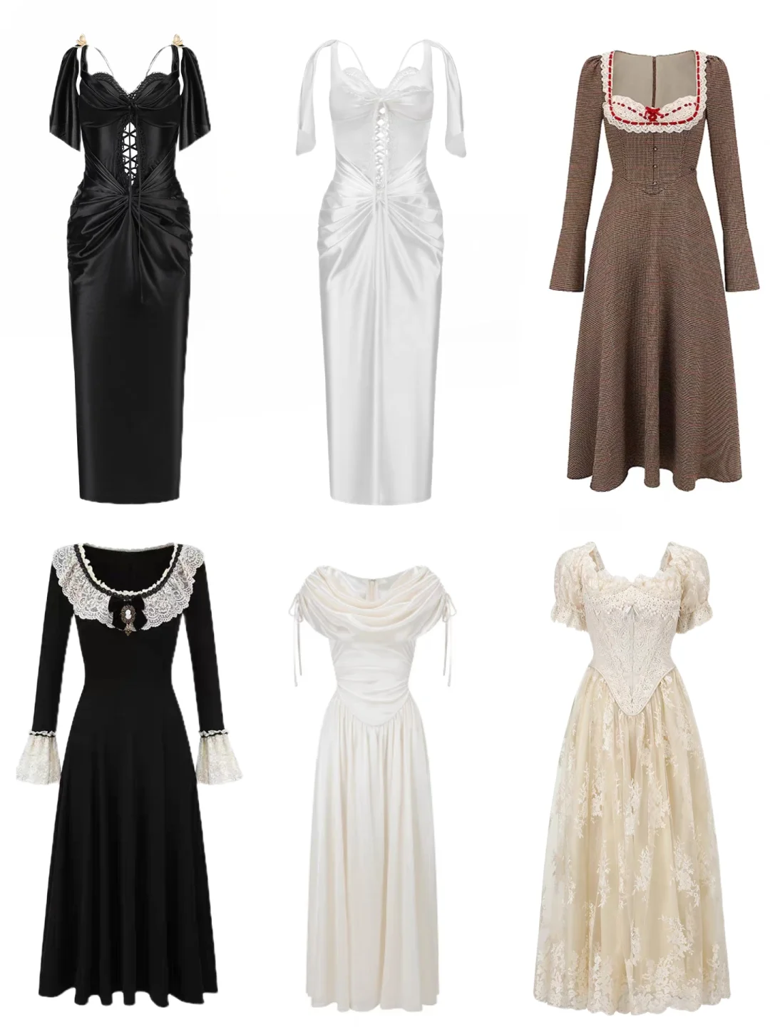 存一些复古的连衣裙👗👗👗