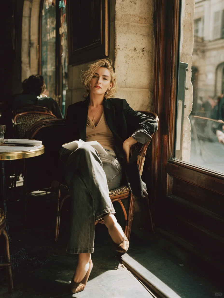 复古优雅，法式氛围感，秋天的松弛感