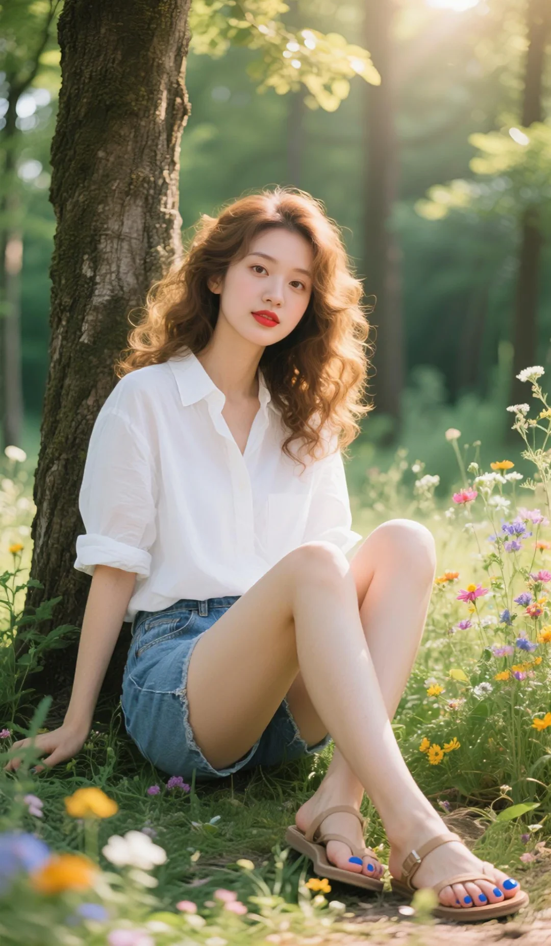 夏日清凉美女壁纸