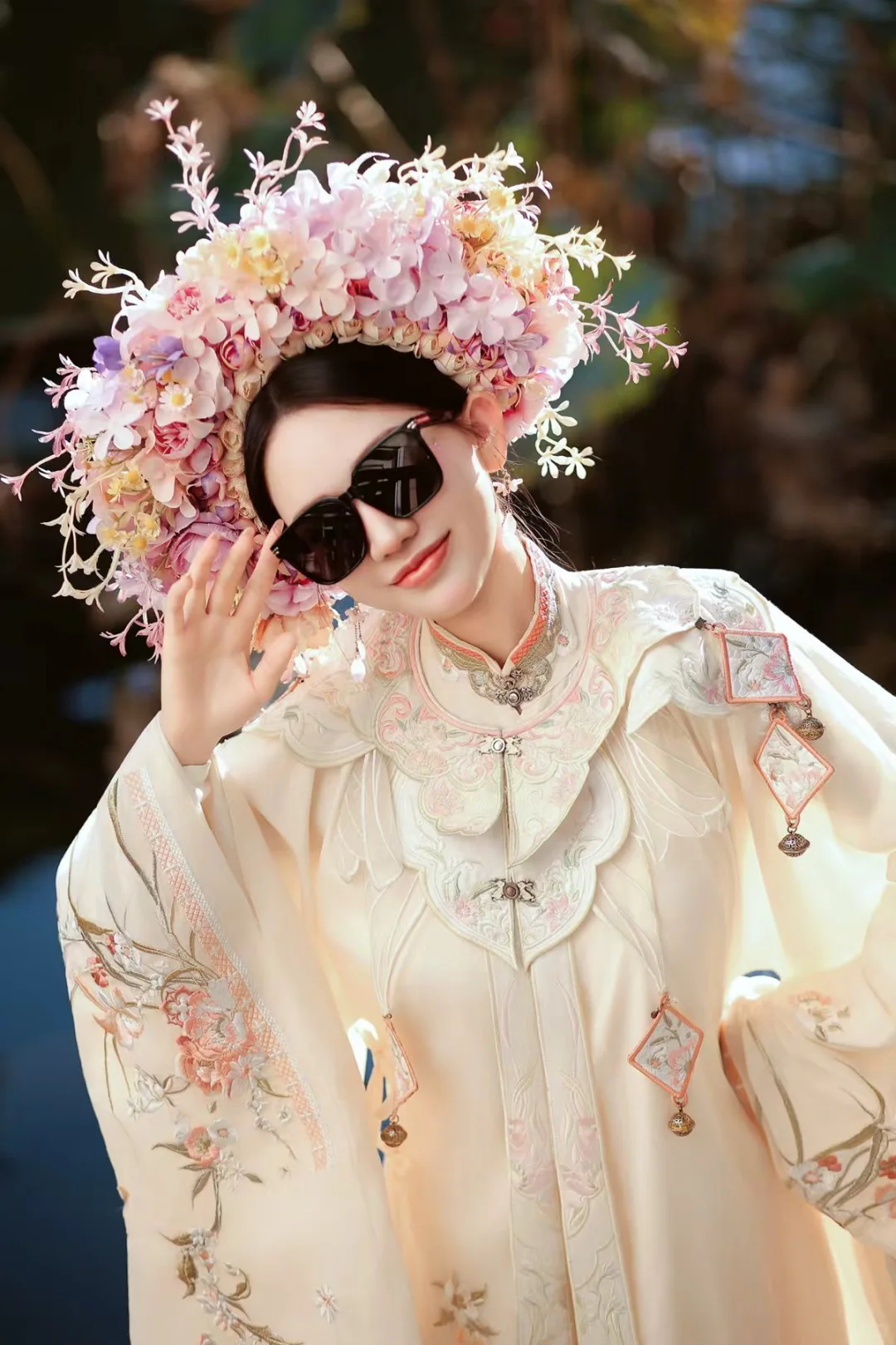 簪花、摄影跟拍、汉服、旗袍、摄影、七宝老街