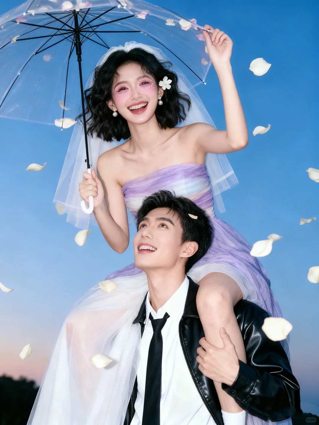 1分钟get同款氛围感情侣写真～（附口令）