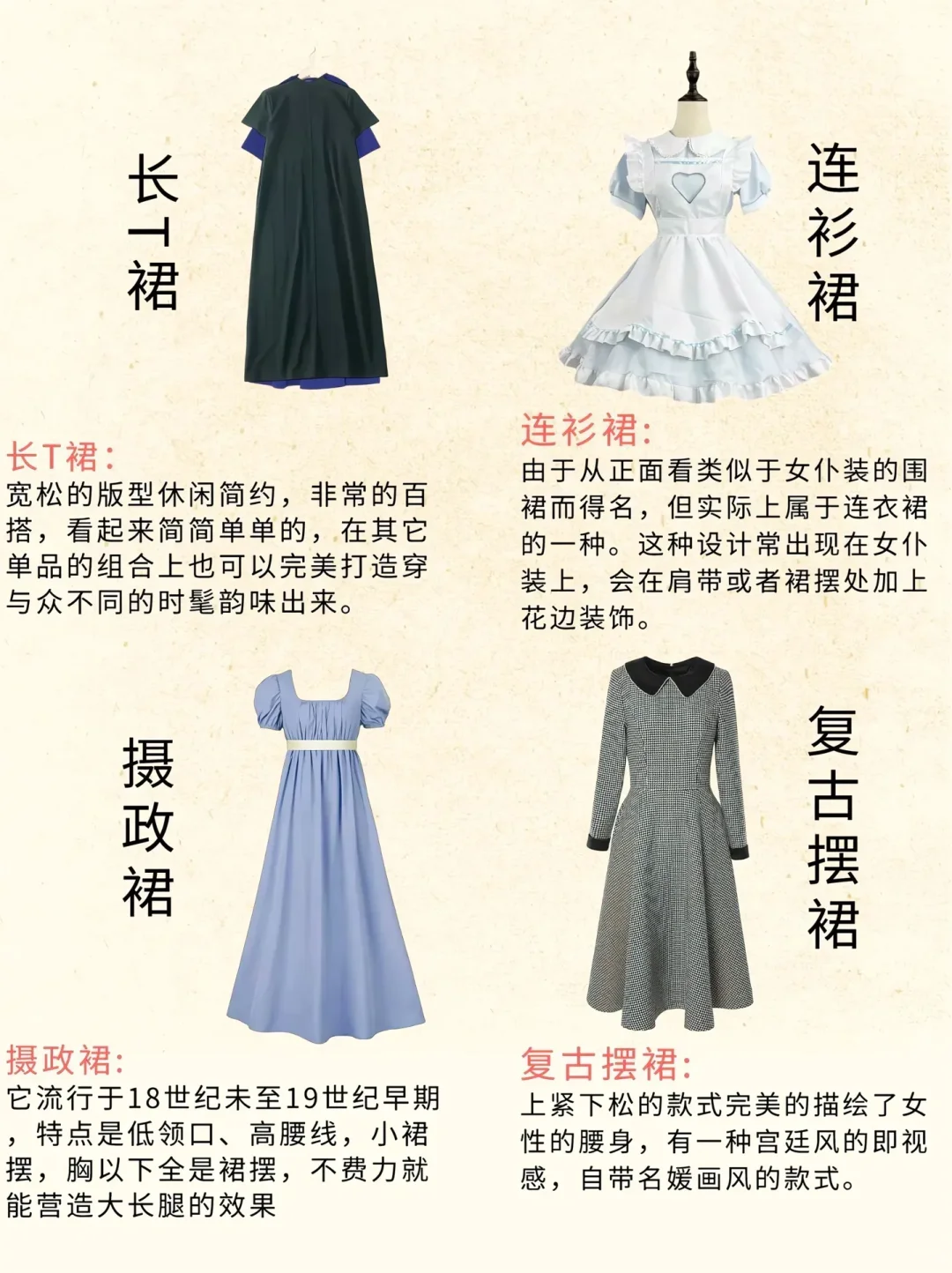 &ldquo;女生常见连衣裙种类的名称和特点🔥&rdquo;