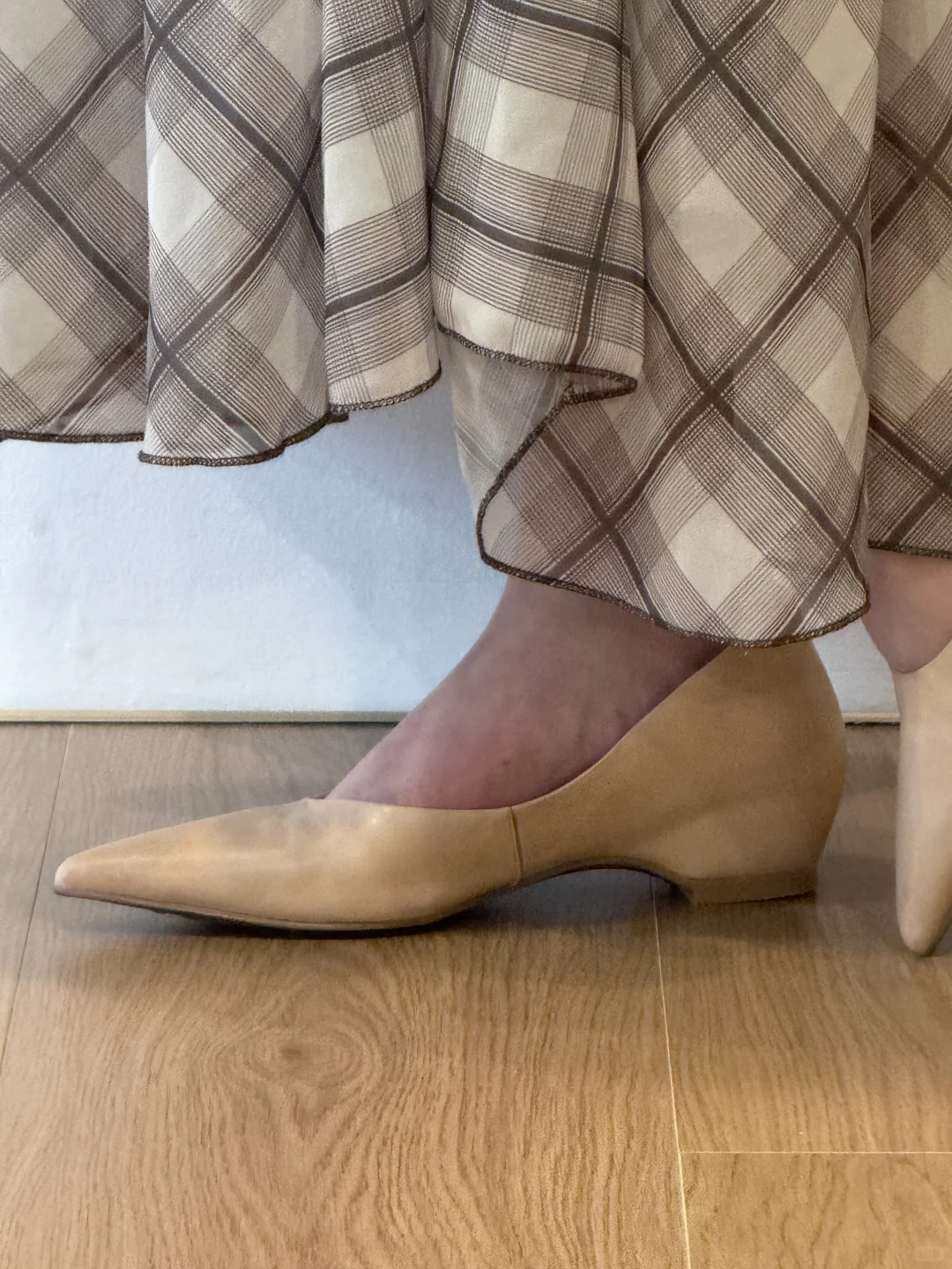 温柔气质的裸色高跟鞋！！