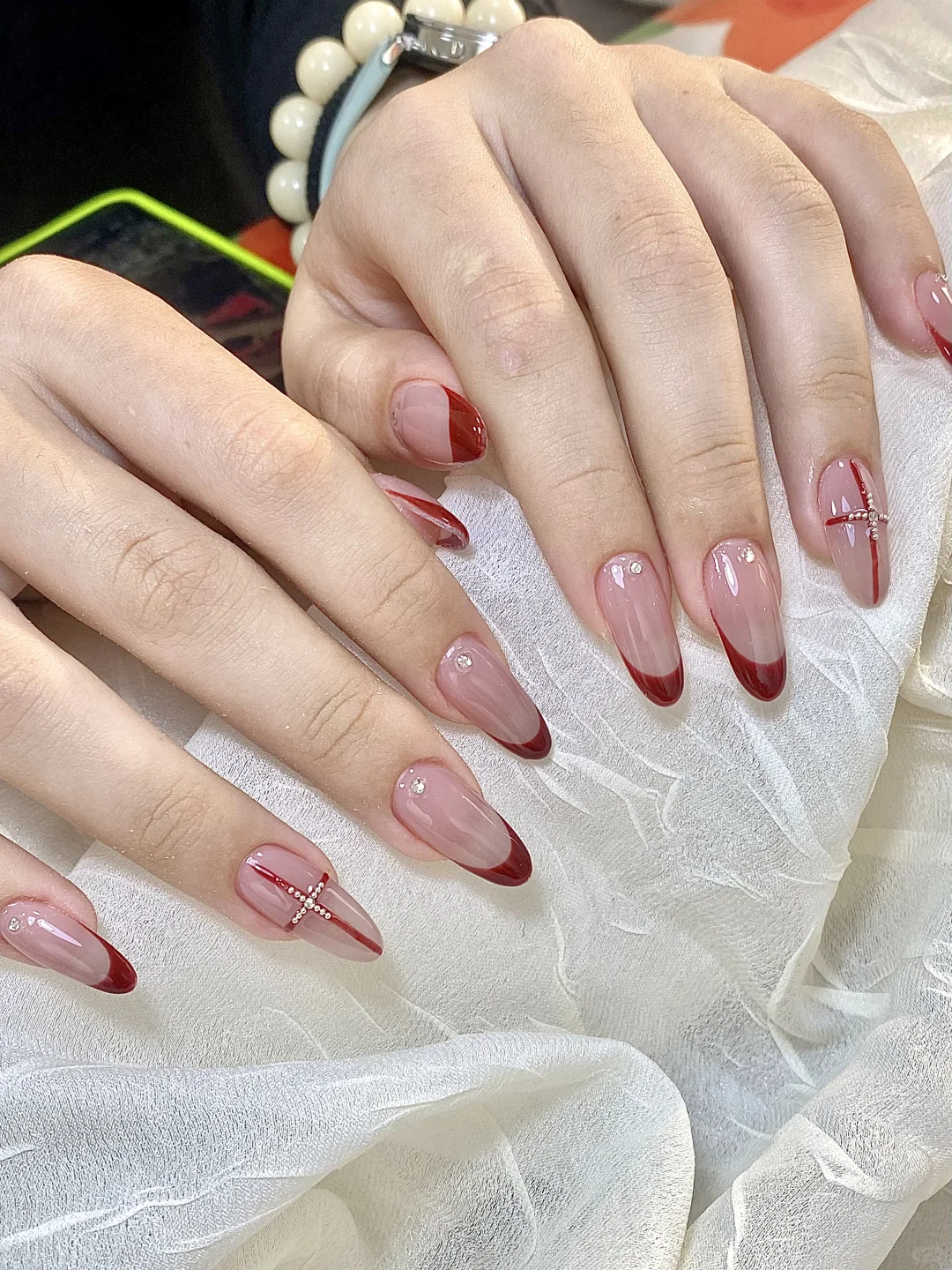 画红色法式 做优雅女人