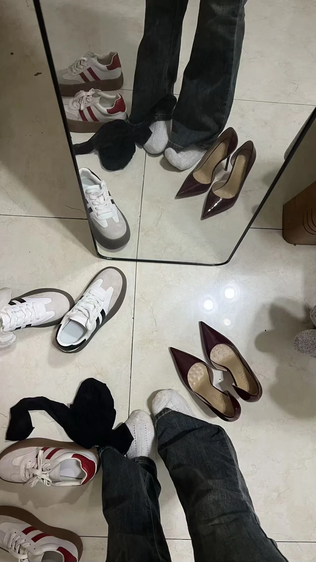 高跟鞋真的穿不了一点