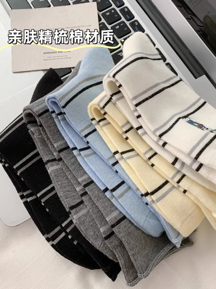 【浪莎刺绣小熊袜】软糯亲肤の百搭神器