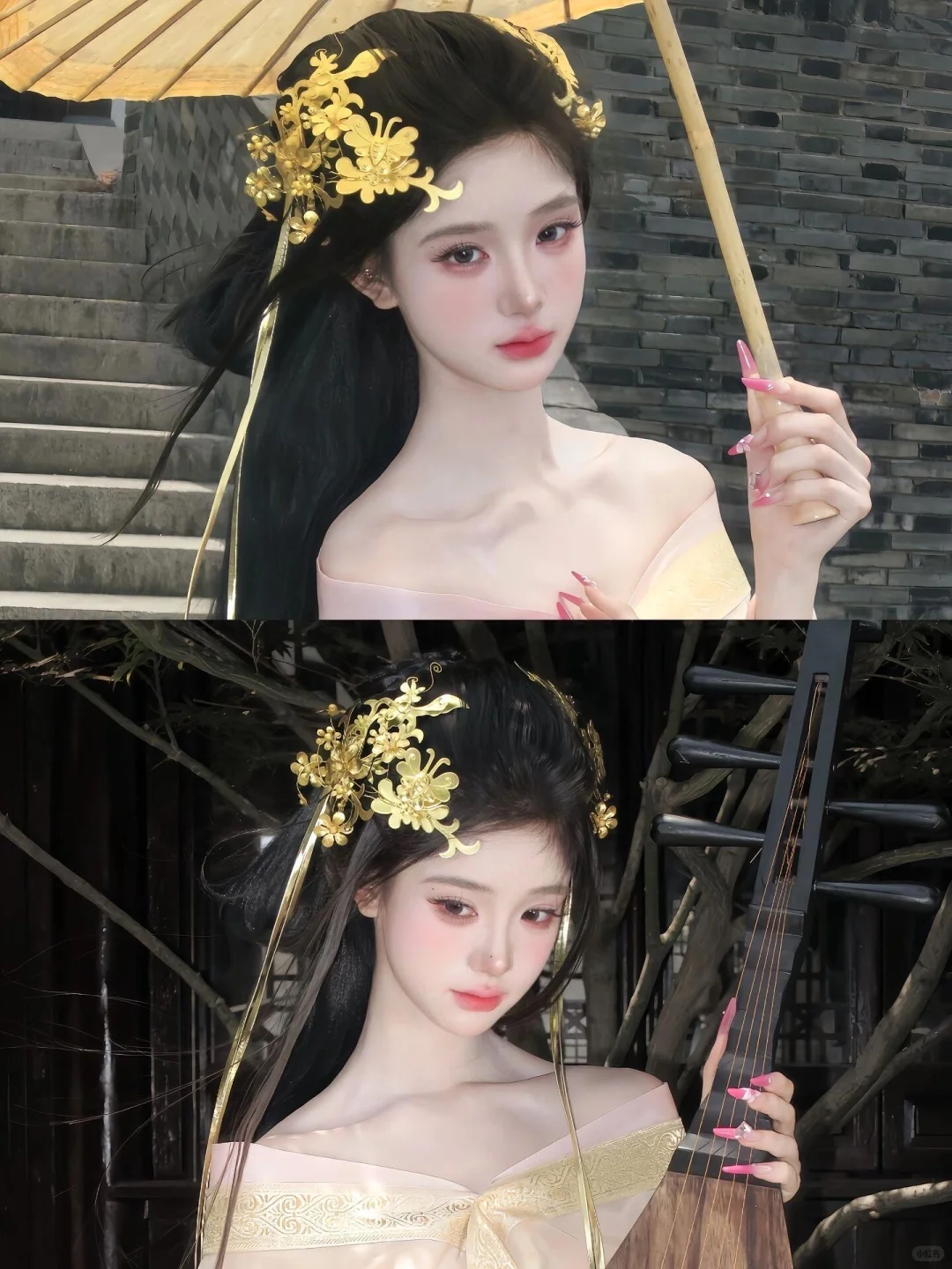 滕王阁 在南昌做的金色虞姬妆造真的超美