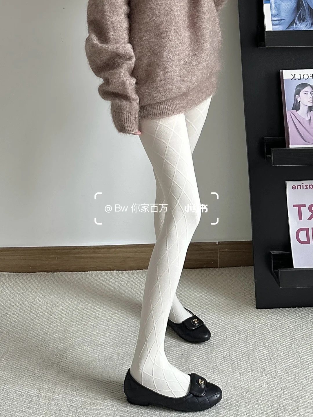 新品！大菱格打底裤🤍干净又温柔的feel