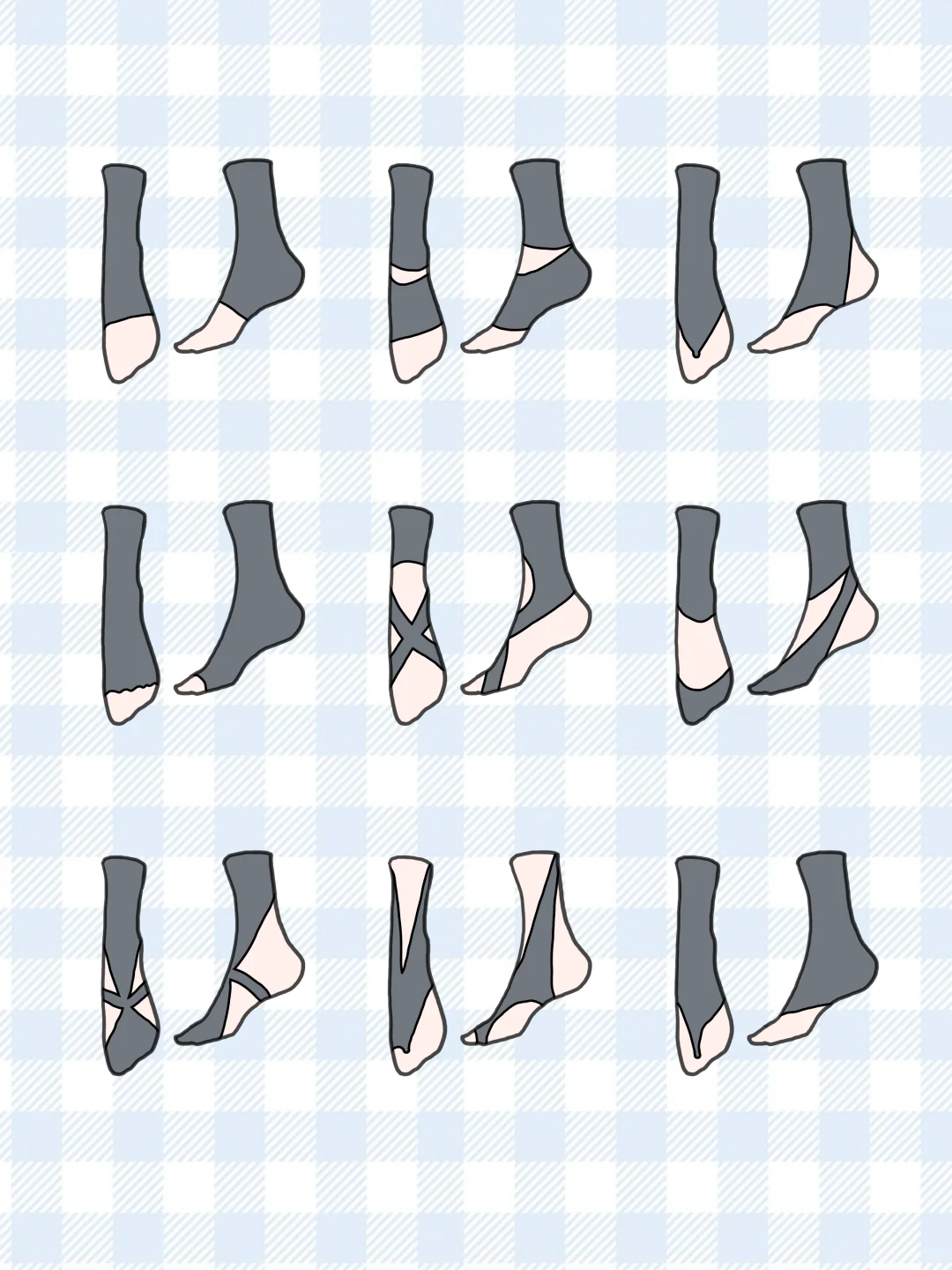 服设笔记|🍩集优雅时尚一身的&ldquo;踩脚袜&rdquo;