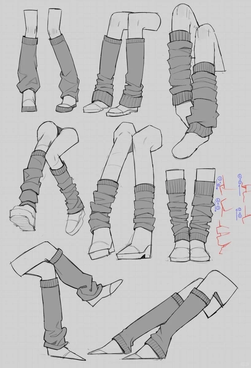 高中来不及丰富我会选择画小腿袜