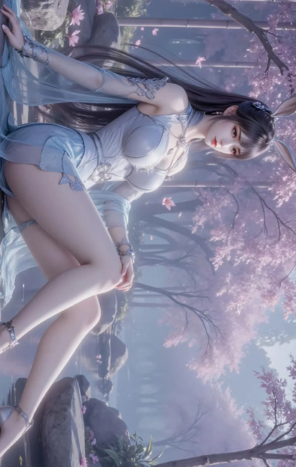 豪横的如意美人。小舞母女性感大长腿对比。