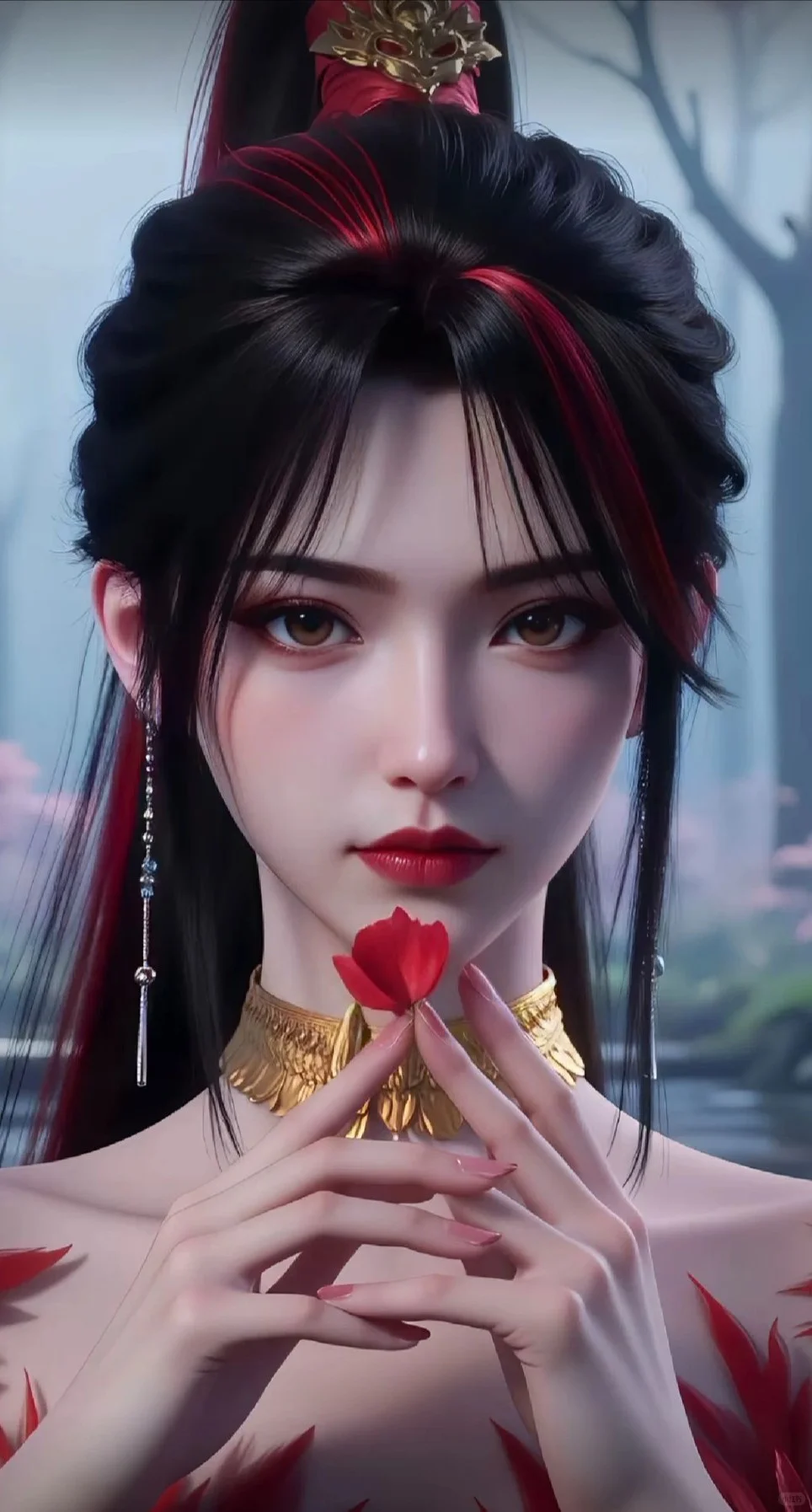 佳人醉了。国漫女神高颜值头像对比，好身材