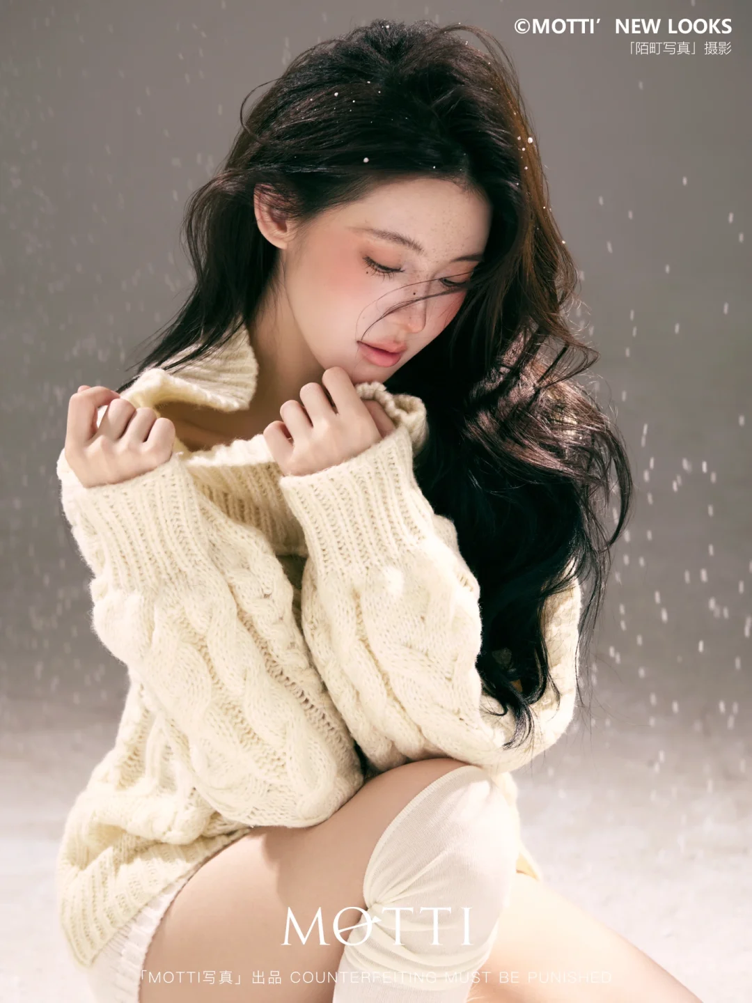 邂逅初雪❄️韩剧女主同款💌冬夜雪景写真