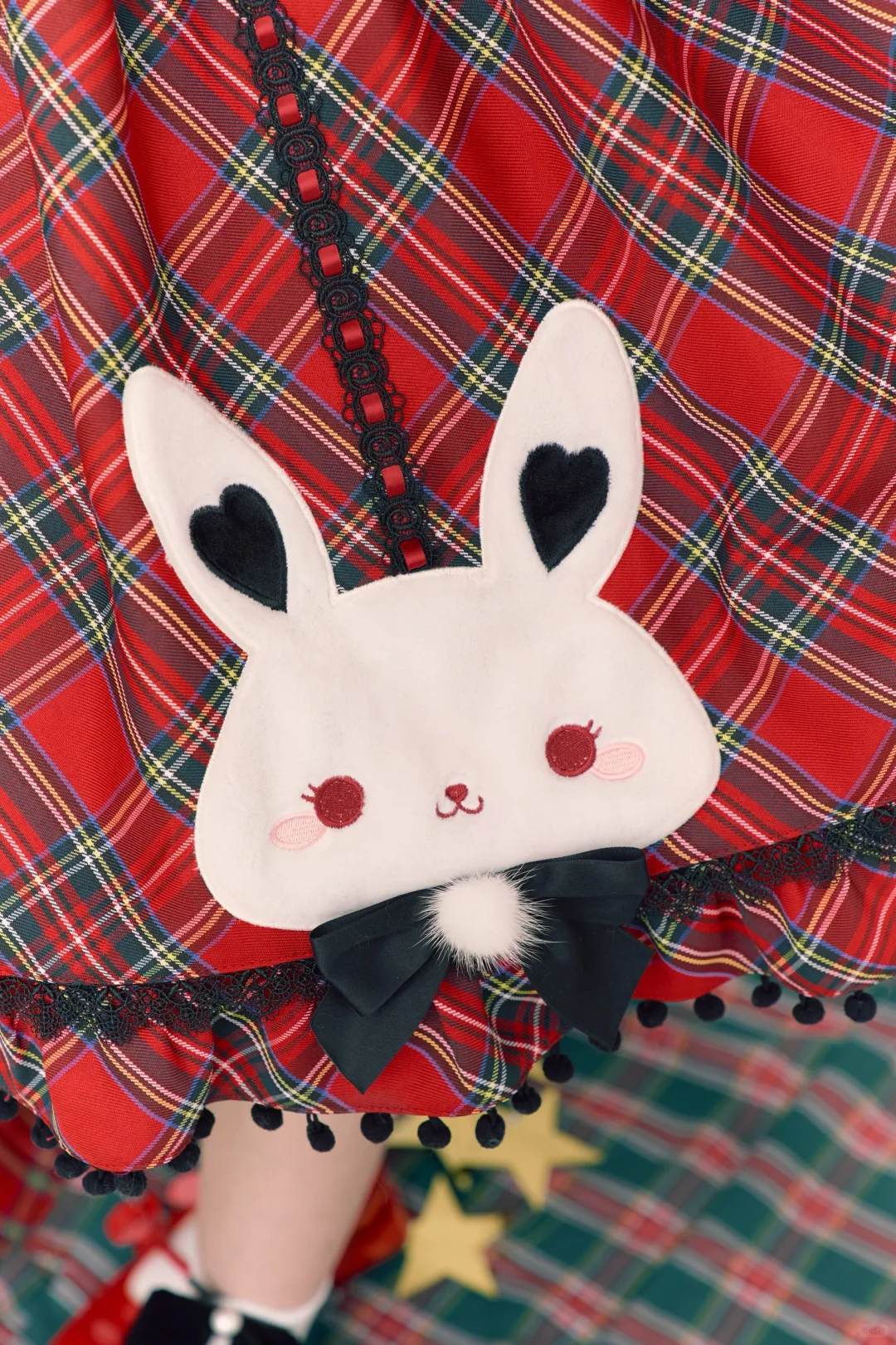 救命！红格lo裙是圣诞小精灵专属吧🍎