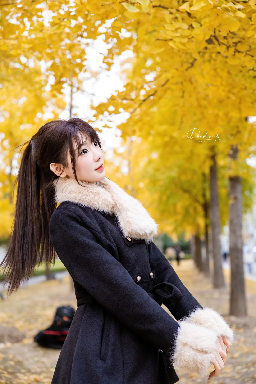 秋日限定幸运！拍银杏写真撞上网红！