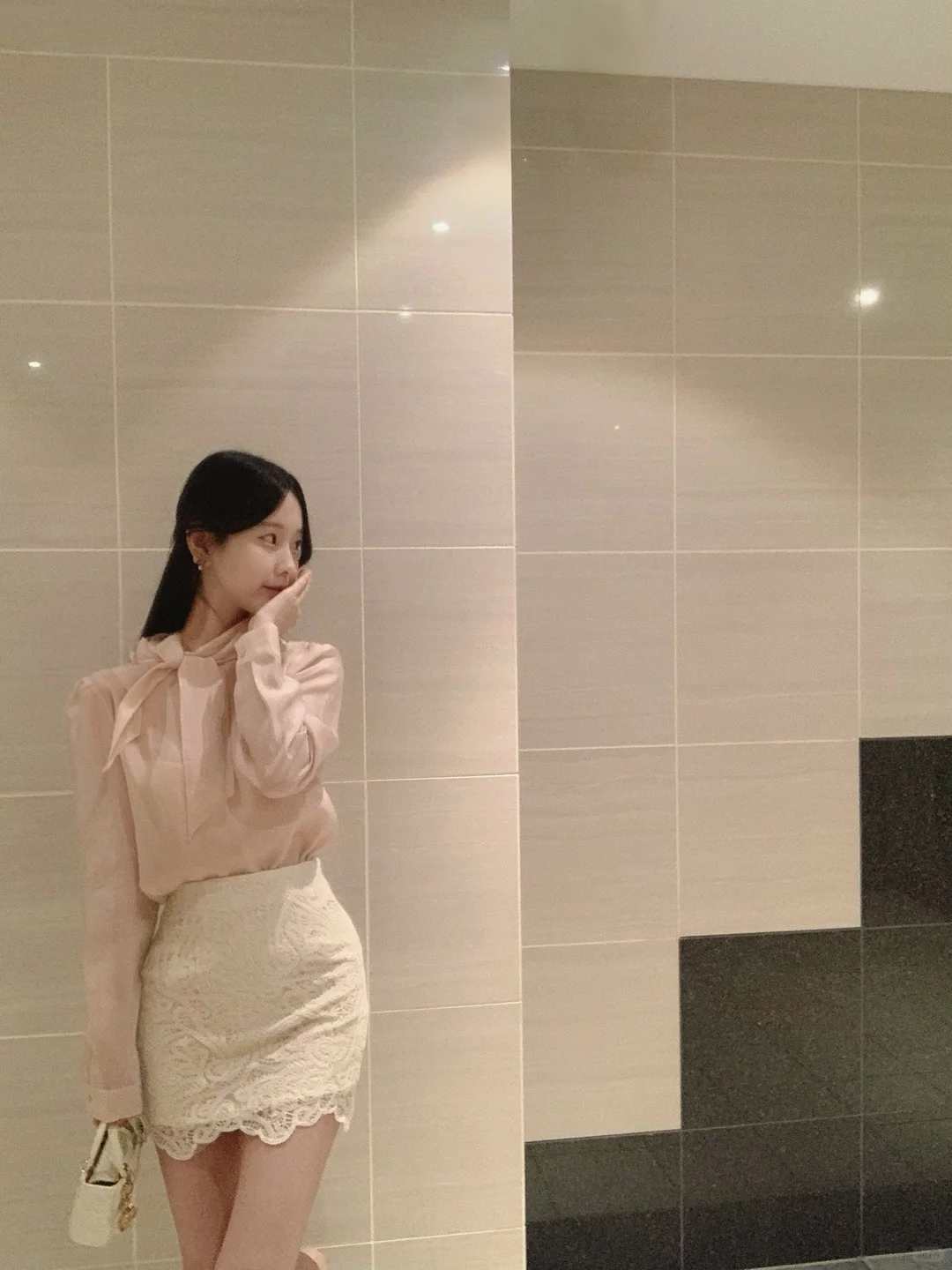 温柔衬衫蕾丝裙