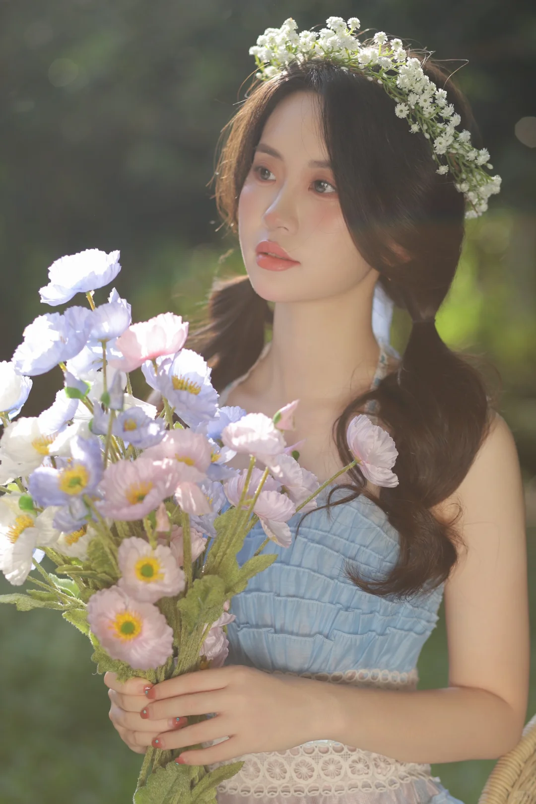 蓝色复古｜珠海复古少女写真