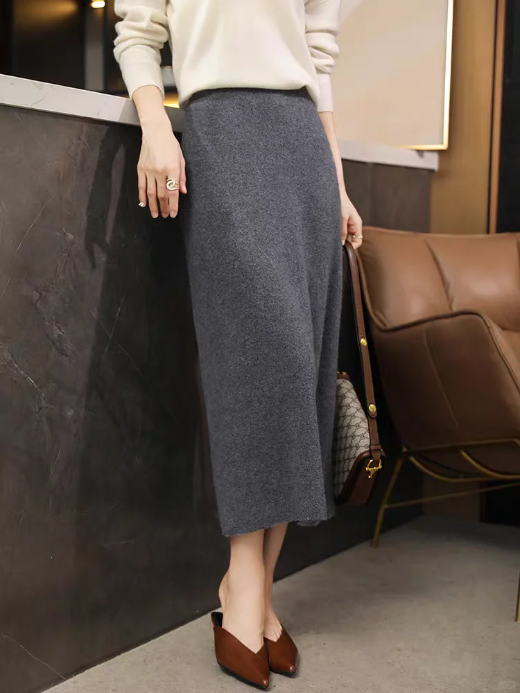 秋冬内搭必备！这款半身裙简直不要太气质了