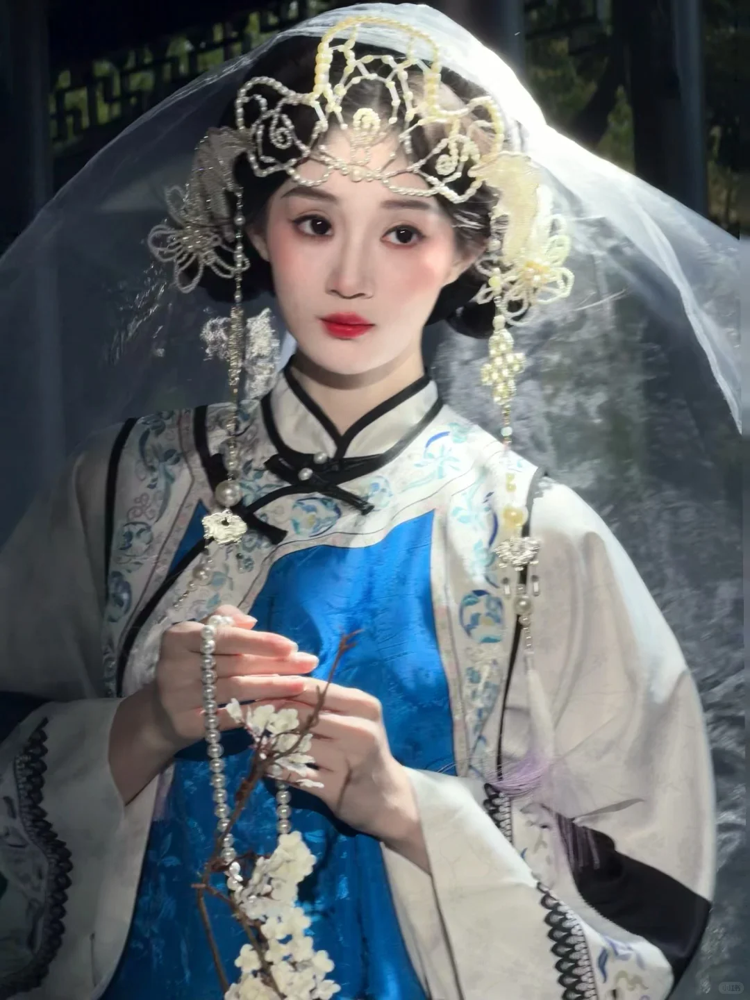 清汉女遇上珍珠冠太有故事感了&hellip;