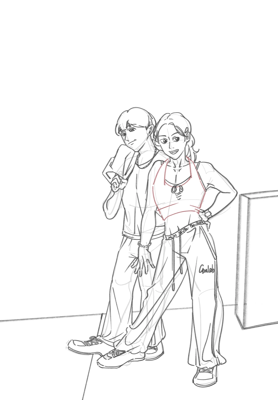 毛厂速写day60后附第一天对比